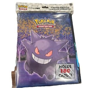 **ULTRA PRO BINDER POKEMON TCG GENGAR** **HAUNTED HOLLOWS 9 POCKET**180 CARDS**